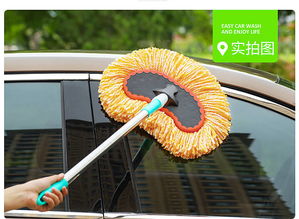 高效便捷的清潔神器 長(zhǎng)桿伸縮洗車(chē)拖把